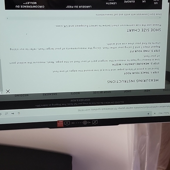 Naturalizer Pumps 7.5 Wide 'NIB' - Picture 15 of 16